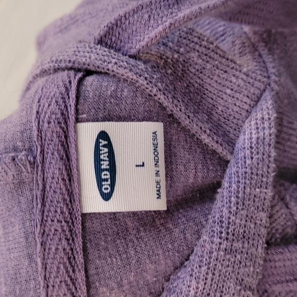 Old Navy Purple Hoodie Size Large - Picture 6 of 11
